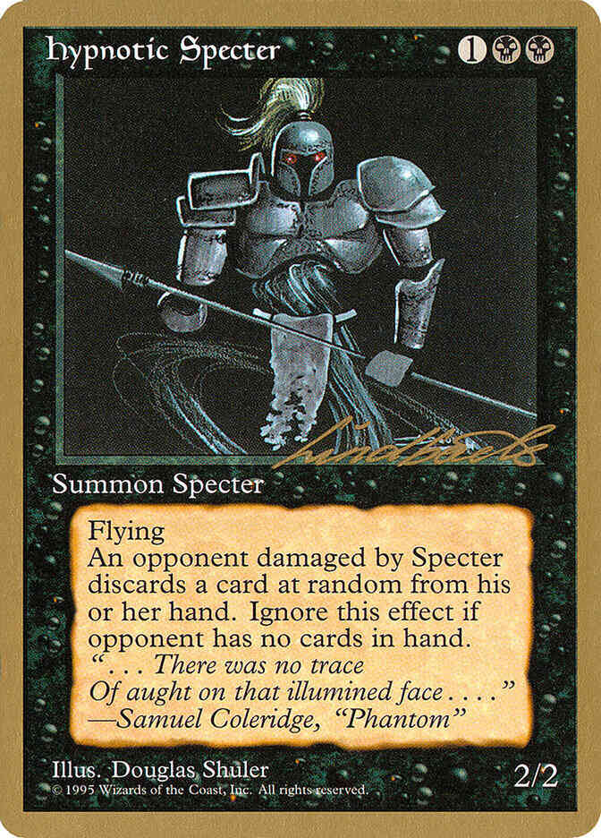 Hypnotic Specter [ll142] [Leon Lindback] [Pro Tour Collector Set] [Non-Foil]