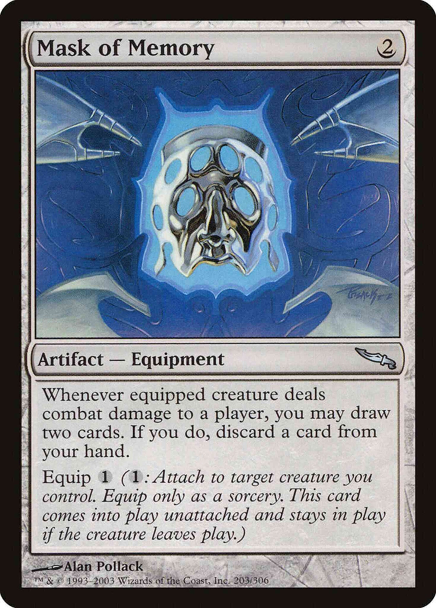 Mask of Memory [203] [Mirrodin] [Non-Foil]