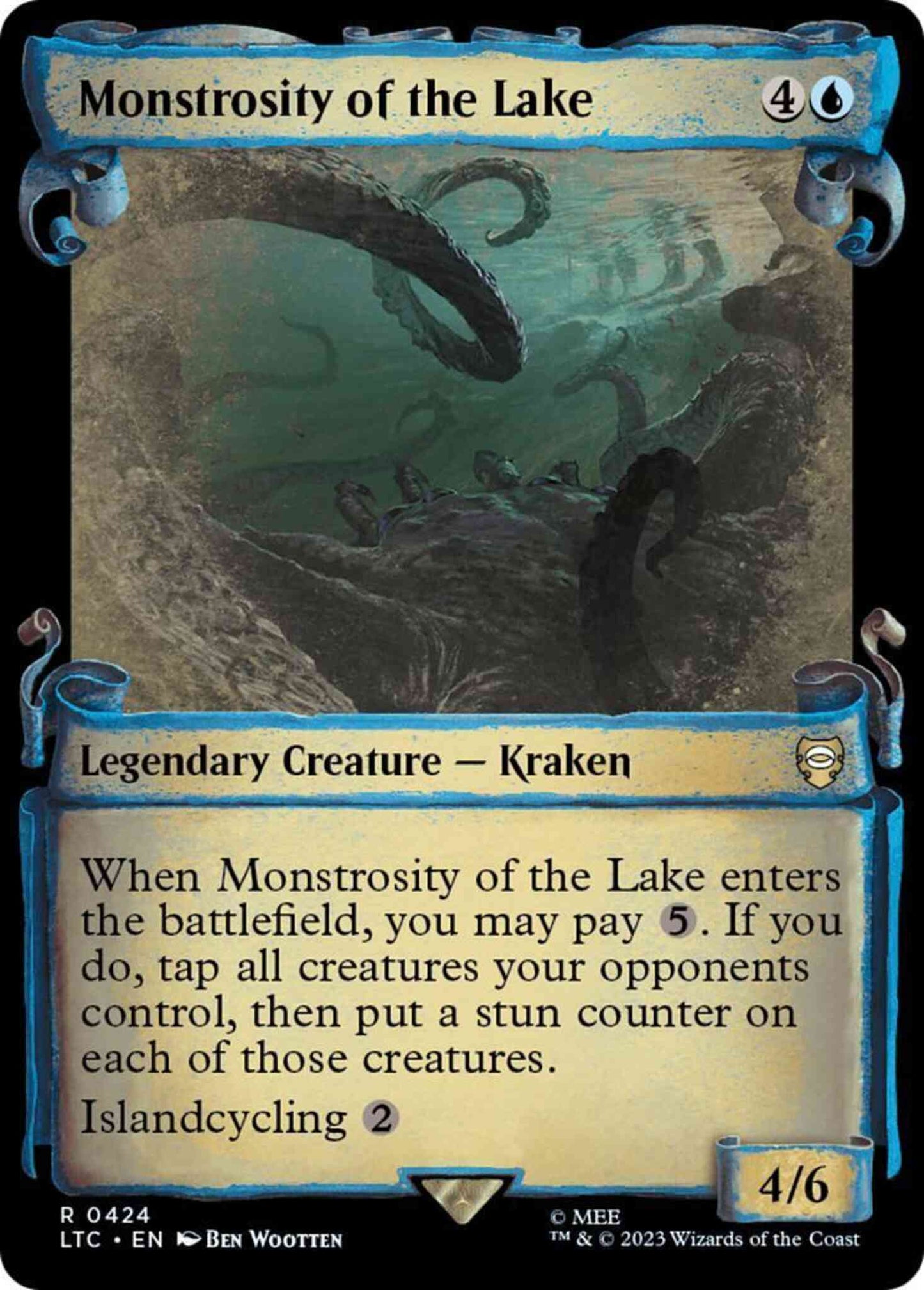 Monstrosity of the Lake [424] [Scrolls Showcase] [The Lord of the Rings: Tales of Middle-earth: Commander] [Non-Foil]
