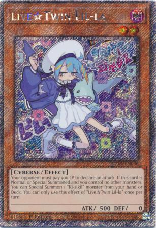 Live☆Twin Lil-la - RA04-EN036 - Platinum Secret Rare - 1st Edition
