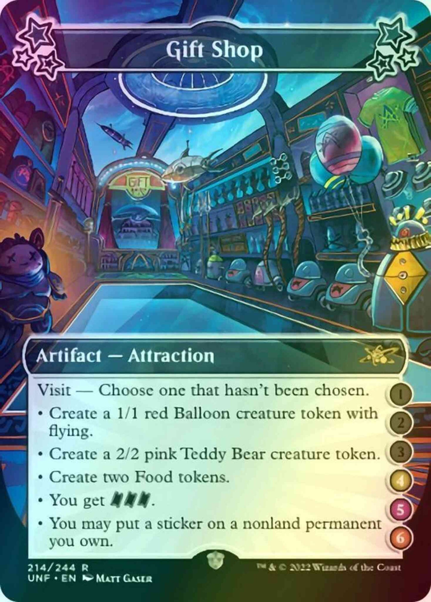 Gift Shop (4/5/6) [214b] [Borderless] [Unfinity] [Foil]