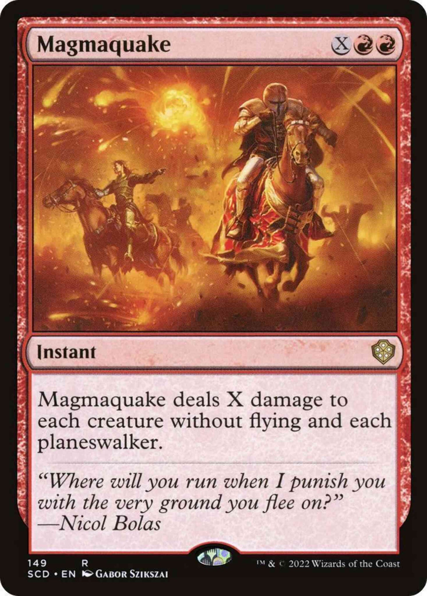 Magmaquake [149] [Starter Commander Decks] [Non-Foil]