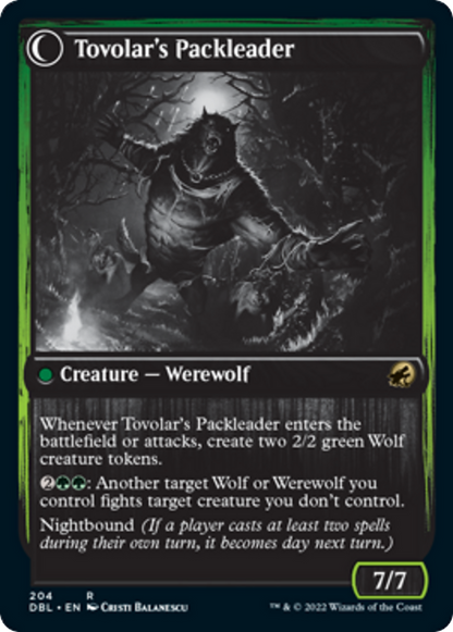 Tovolar's Huntmaster // Tovolar's Packleader [204] [Innistrad: Double Feature] [Non-Foil]