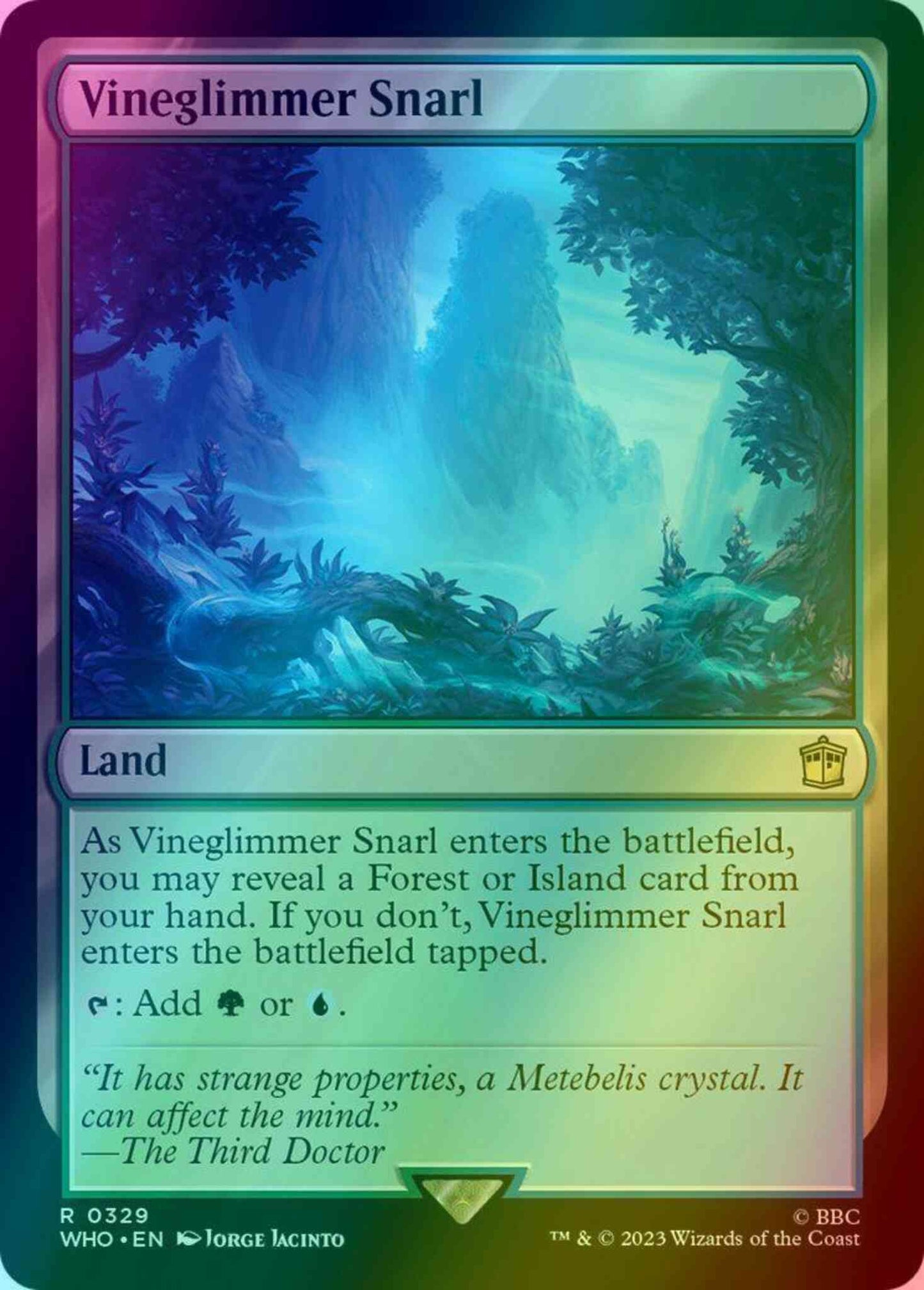 Vineglimmer Snarl [329] [Universes Beyond: Doctor Who] [Foil]