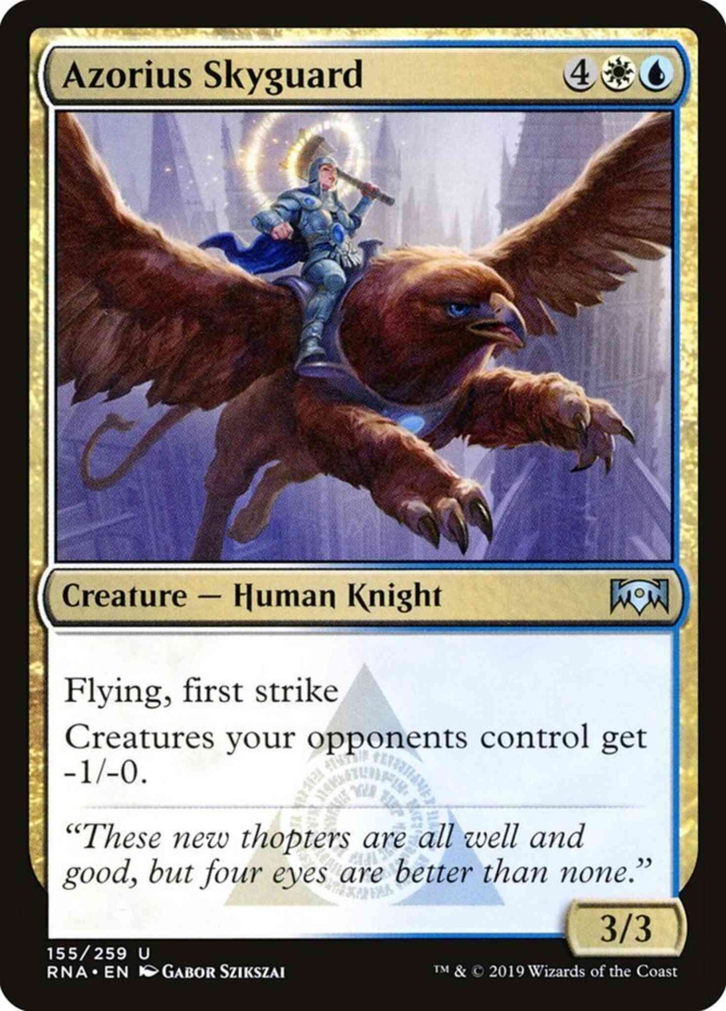 Azorius Skyguard [155] [Ravnica Allegiance] [Non-Foil]