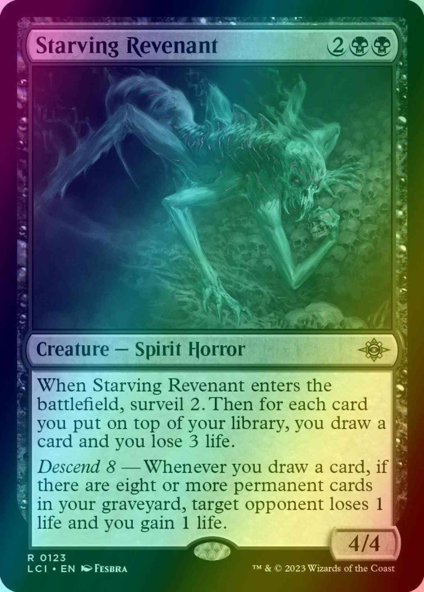 Starving Revenant [123] [The Lost Caverns of Ixalan] [Foil]