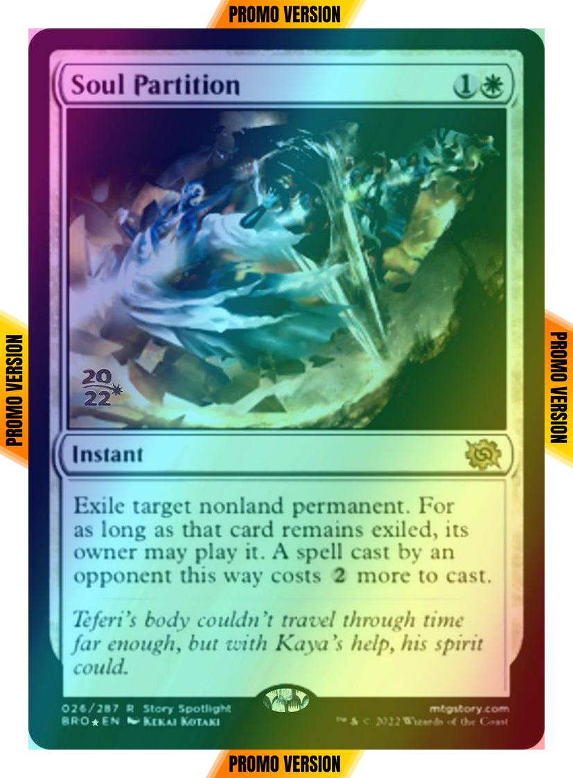 Soul Partition [26s] [Prerelease] [The Brothers' War: Promos] [Foil]