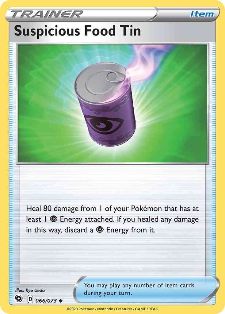 Suspicious Food Tin - 066/073 - Uncommon [swsh35-066] [Non-Holo]