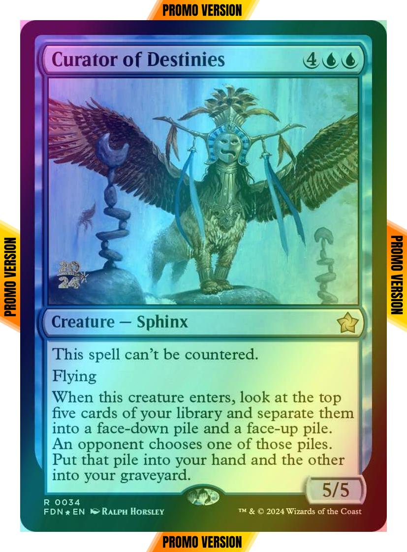 Curator of Destinies [34s] [Prerelease] [Foundations: Promos] [Foil]