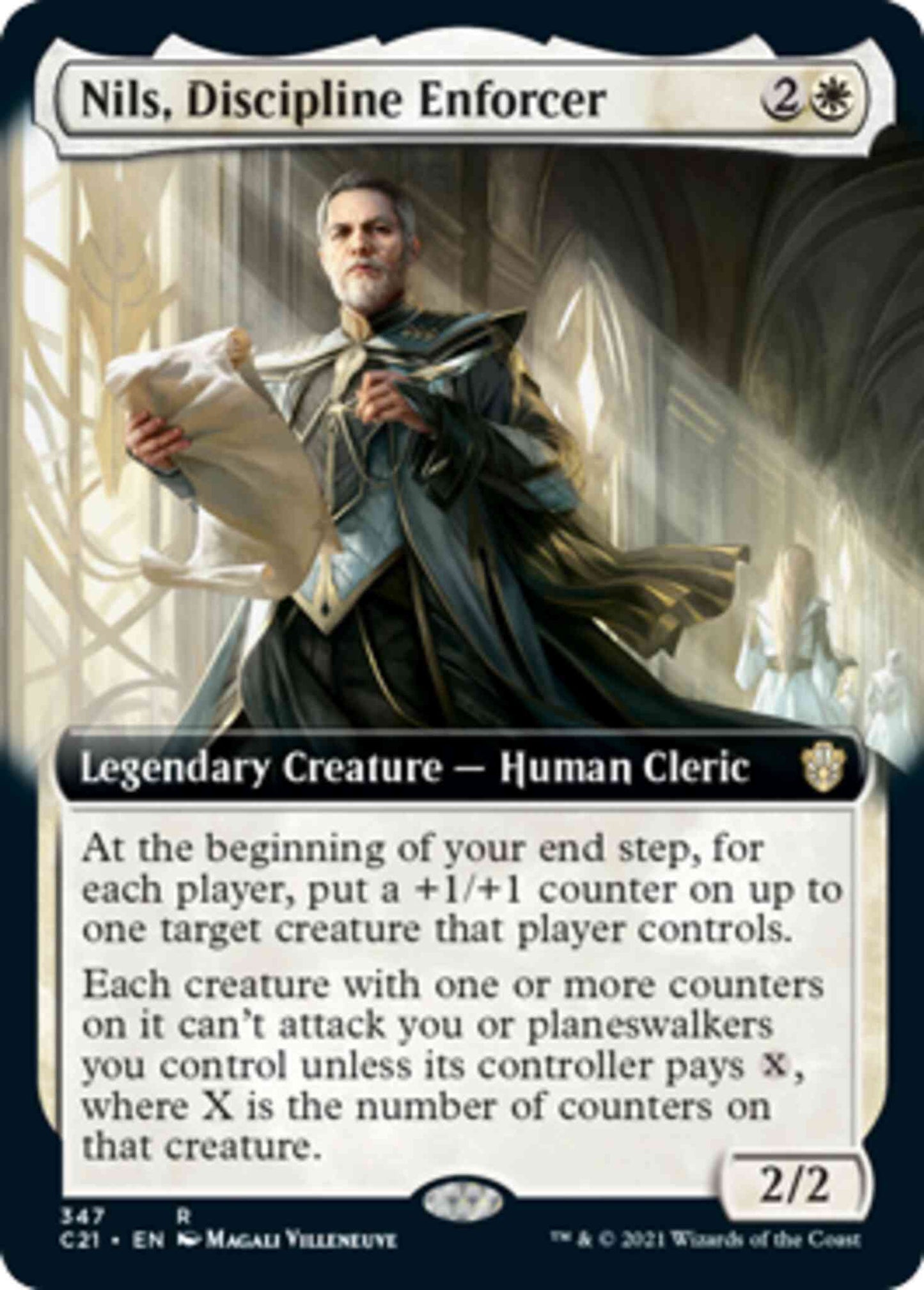Nils, Discipline Enforcer [347] [Extended Art] [Commander 2021] [Non-Foil]