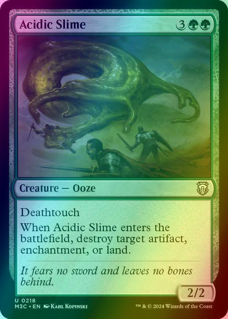 Acidic Slime [218] [Modern Horizons 3: Commander] [Ripple Foil]