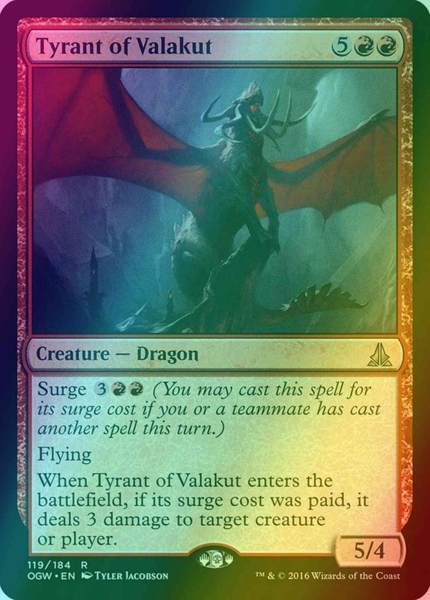 Tyrant of Valakut [119] [Oath of the Gatewatch] [Foil]