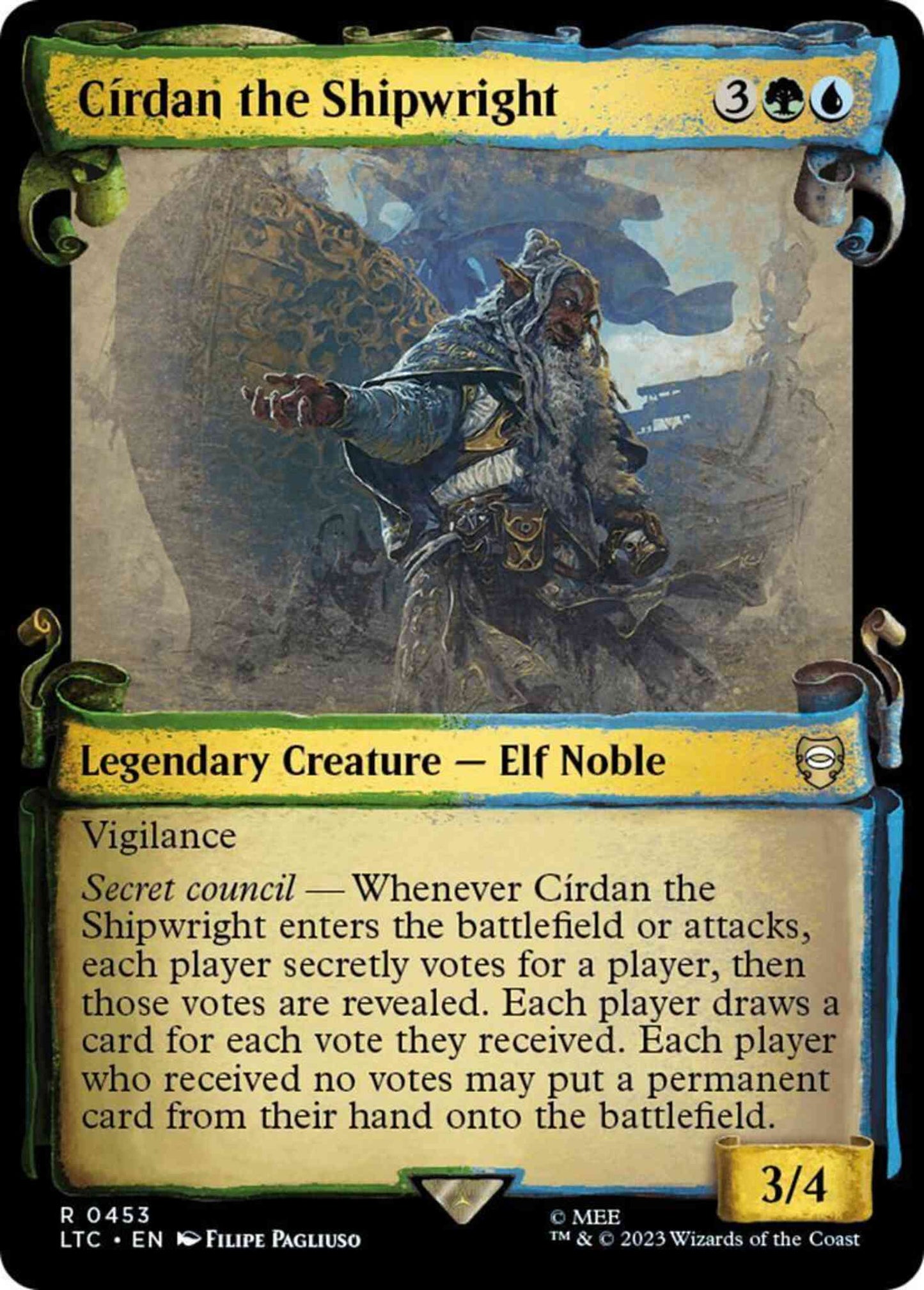 Círdan the Shipwright [453] [Scrolls Showcase] [The Lord of the Rings: Tales of Middle-earth: Commander] [Non-Foil]