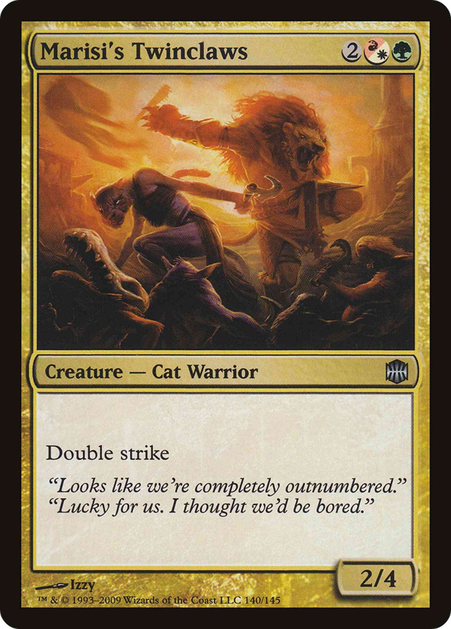 Marisi's Twinclaws [140] [Alara Reborn] [Non-Foil]