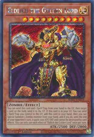 Eldlich the Golden Lord - RA01-EN019 - Platinum Secret Rare - 1st Edition