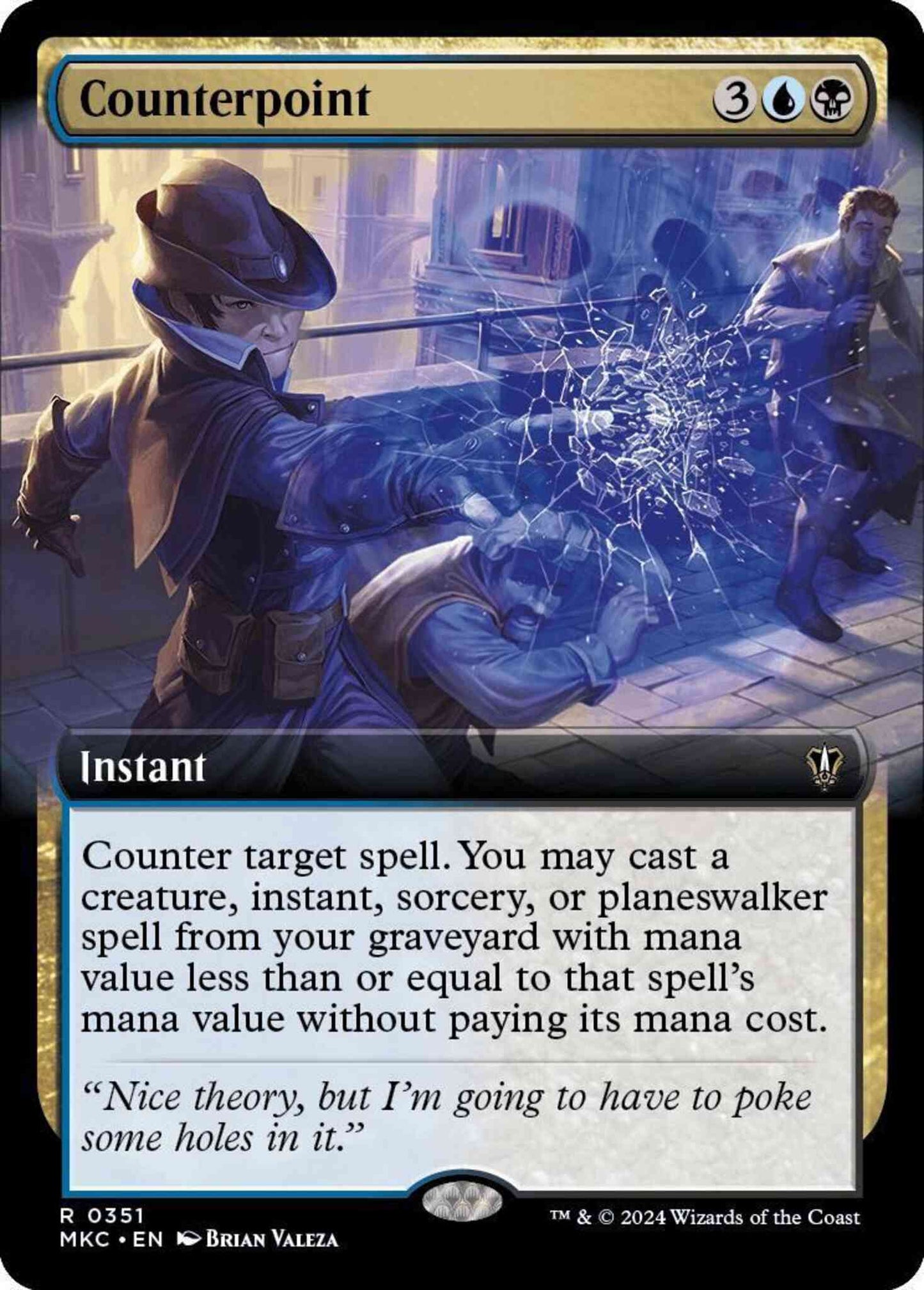 Counterpoint [351] [Extended Art] [Murders at Karlov Manor: Commander] [Non-Foil]