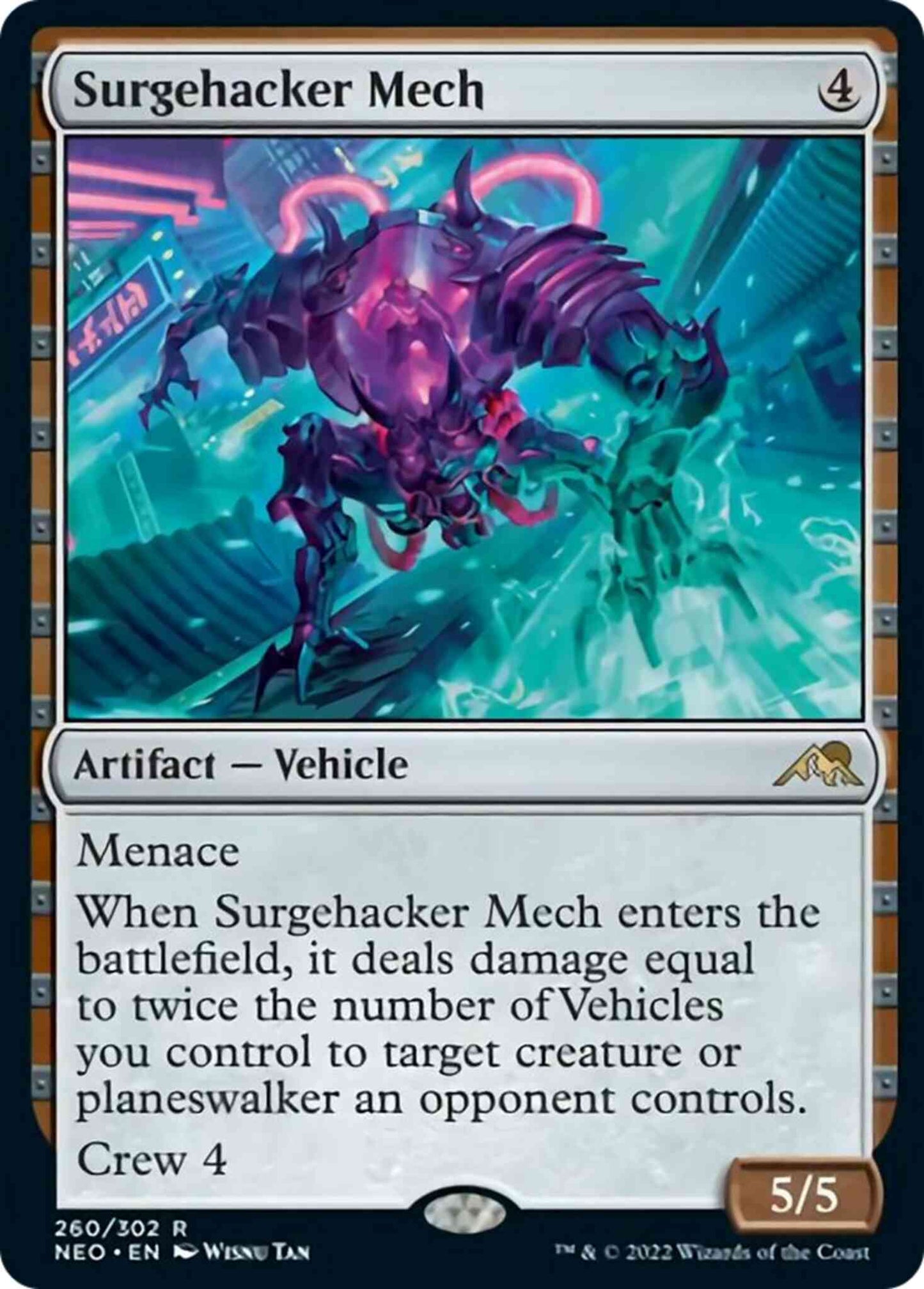 Surgehacker Mech [260] [Kamigawa: Neon Dynasty] [Non-Foil]