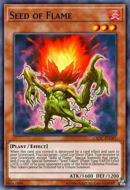 Seed of Flame - CSOC-EN081 - Ultra Rare - 1st Edition