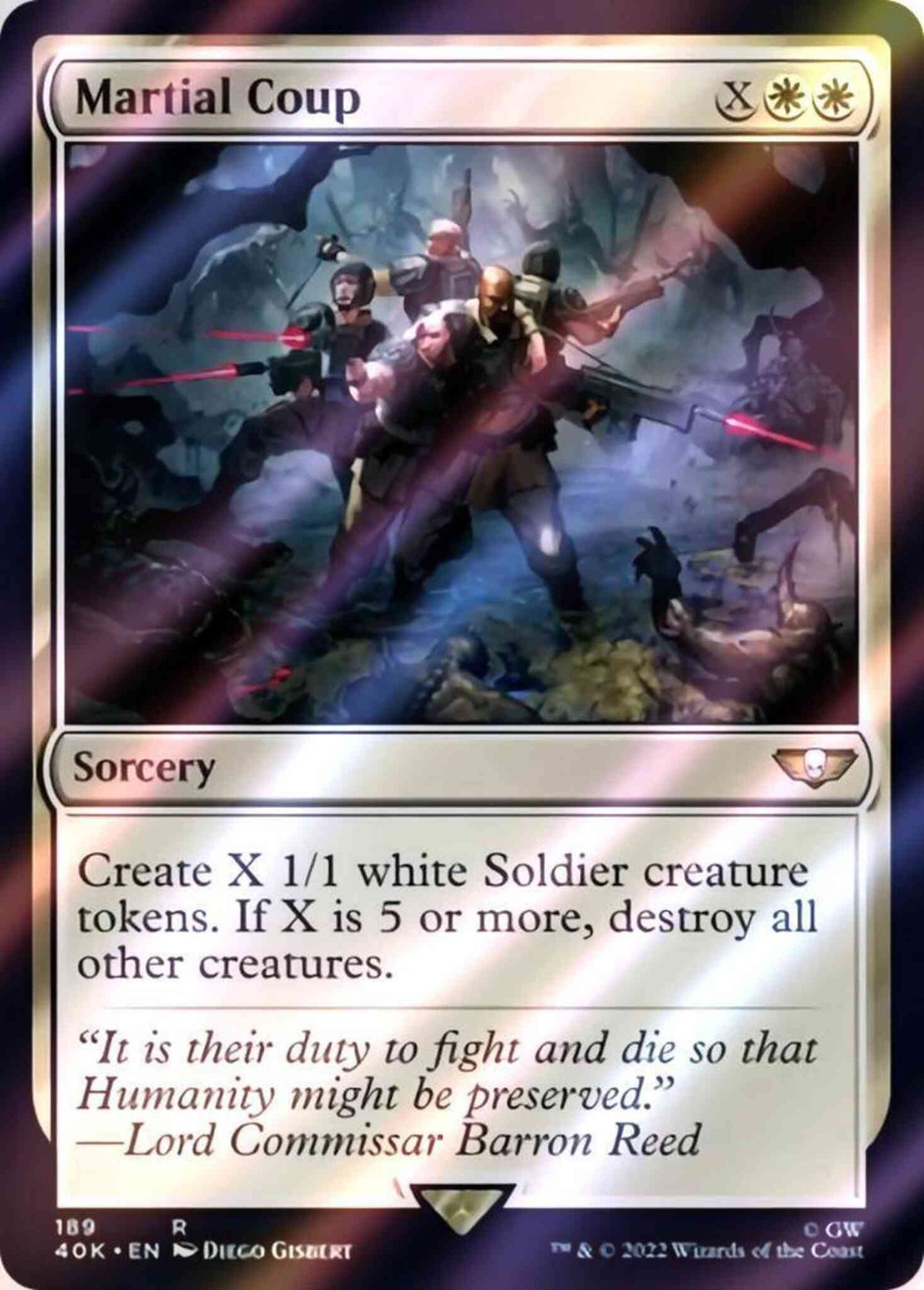 Martial Coup [189] [Universes Beyond: Warhammer 40,000] [Surge Foil]