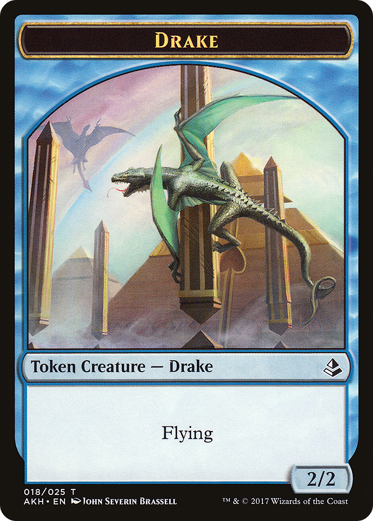 Anointer Priest Token (02) // Drake Token (18) [Amonkhet Tokens] [Non-Foil]