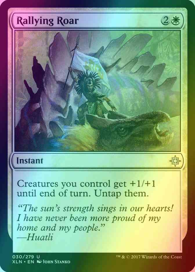 Rallying Roar [30] [Ixalan] [Foil]