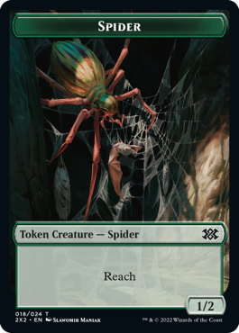 Soldier Token (07) // Spider Token (18) [Double Masters 2022: Tokens] [Non-Foil]