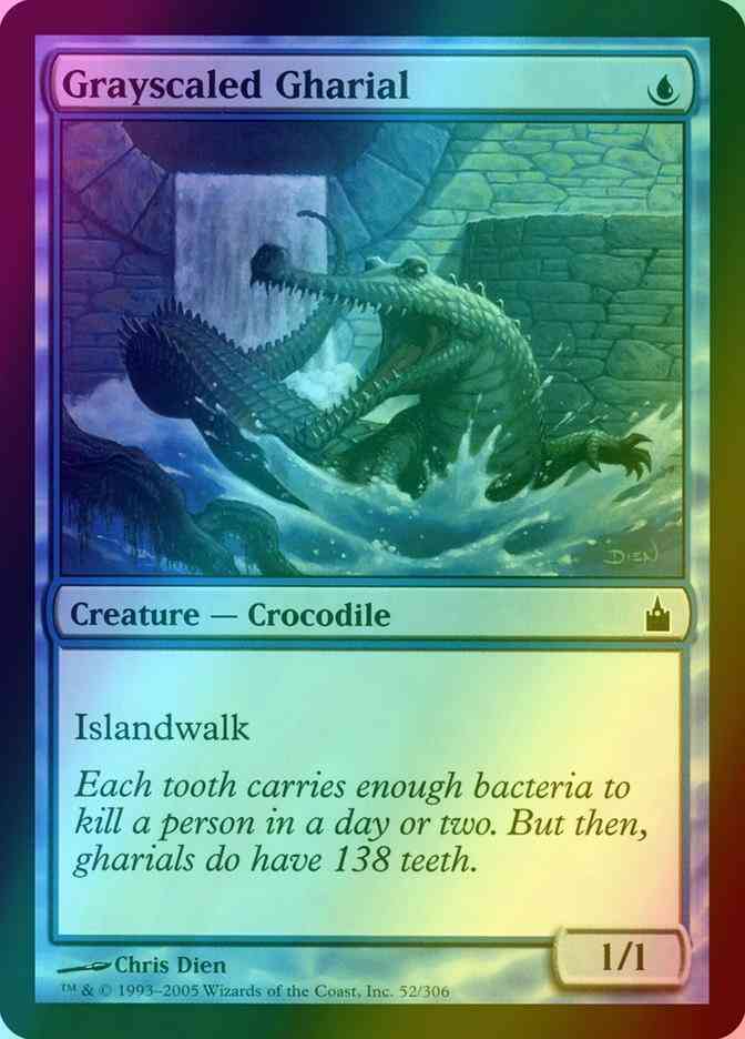 Grayscaled Gharial [52] [Ravnica City Of Guilds] [Foil]