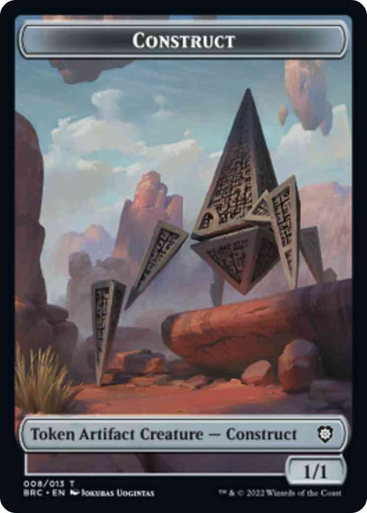 Construct Token (08) // Goat Token (03) [The Brothers' War: Commander: Tokens] [Non-Foil]
