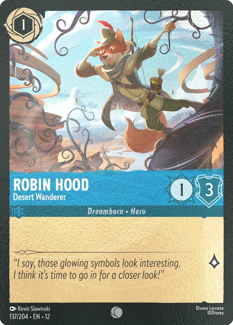 Robin Hood - Desert Wanderer - 137/204 [Wilds Unknown] [Cold Foil]
