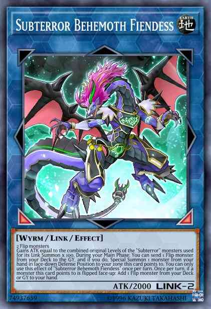Subterror Behemoth Fiendess - CIBR-EN098 - Super Rare - Unlimited
