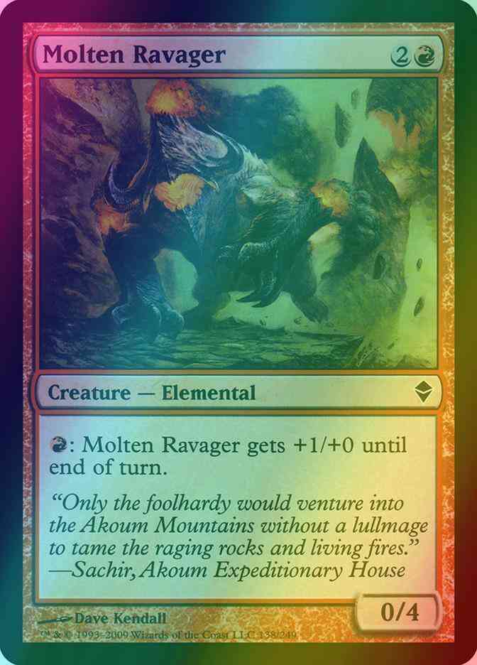 Molten Ravager [138] [Zendikar] [Foil]