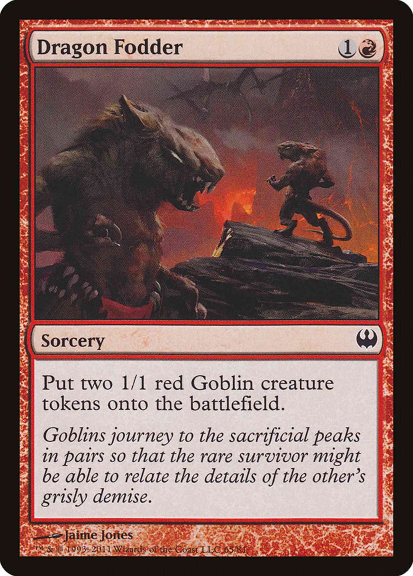 Dragon Fodder [65] [Duel Decks: Knights vs. Dragons] [Non-Foil]