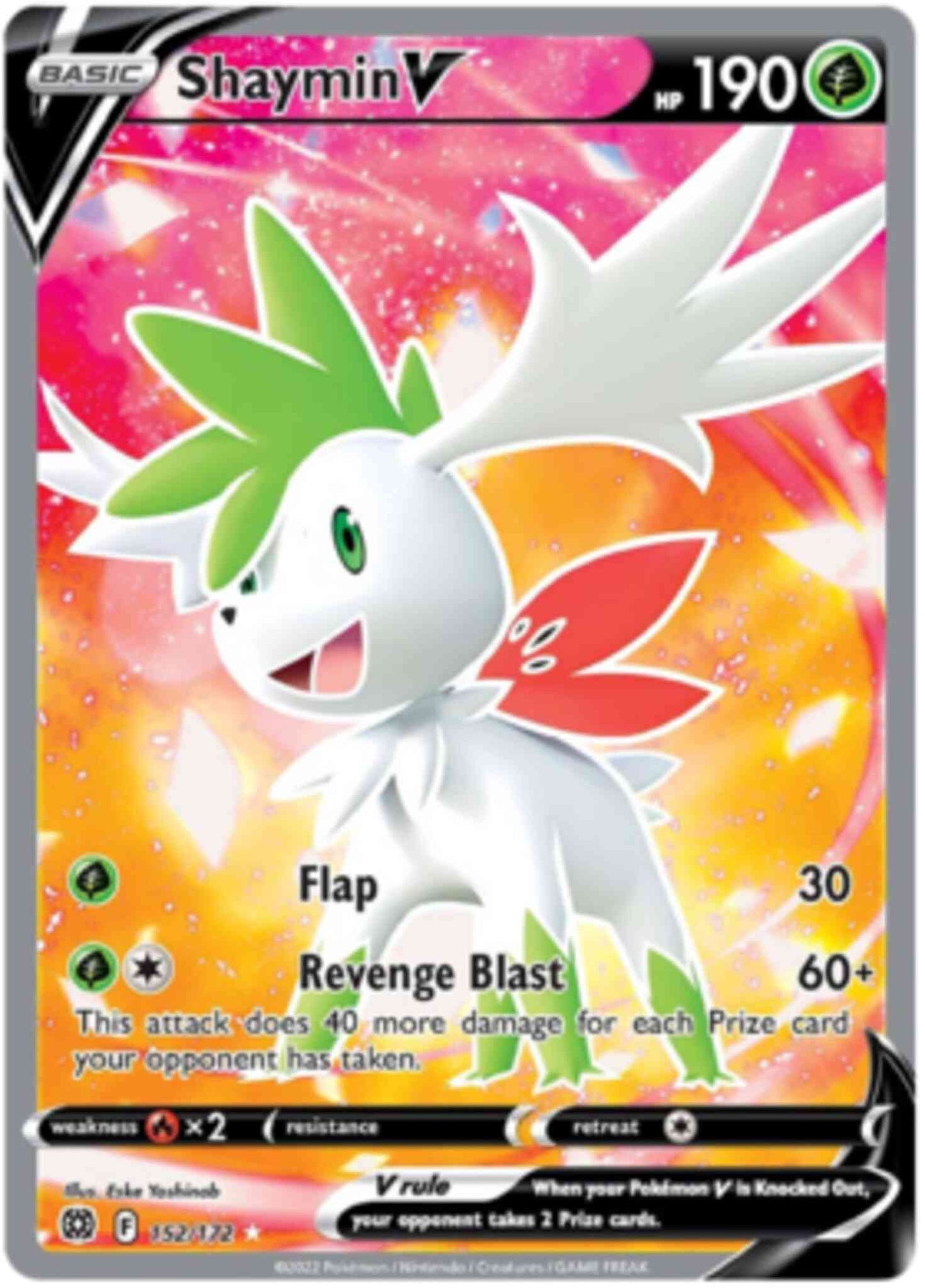 Shaymin V - 152/172 - Rare Ultra [swsh9-152] [Ultra]
