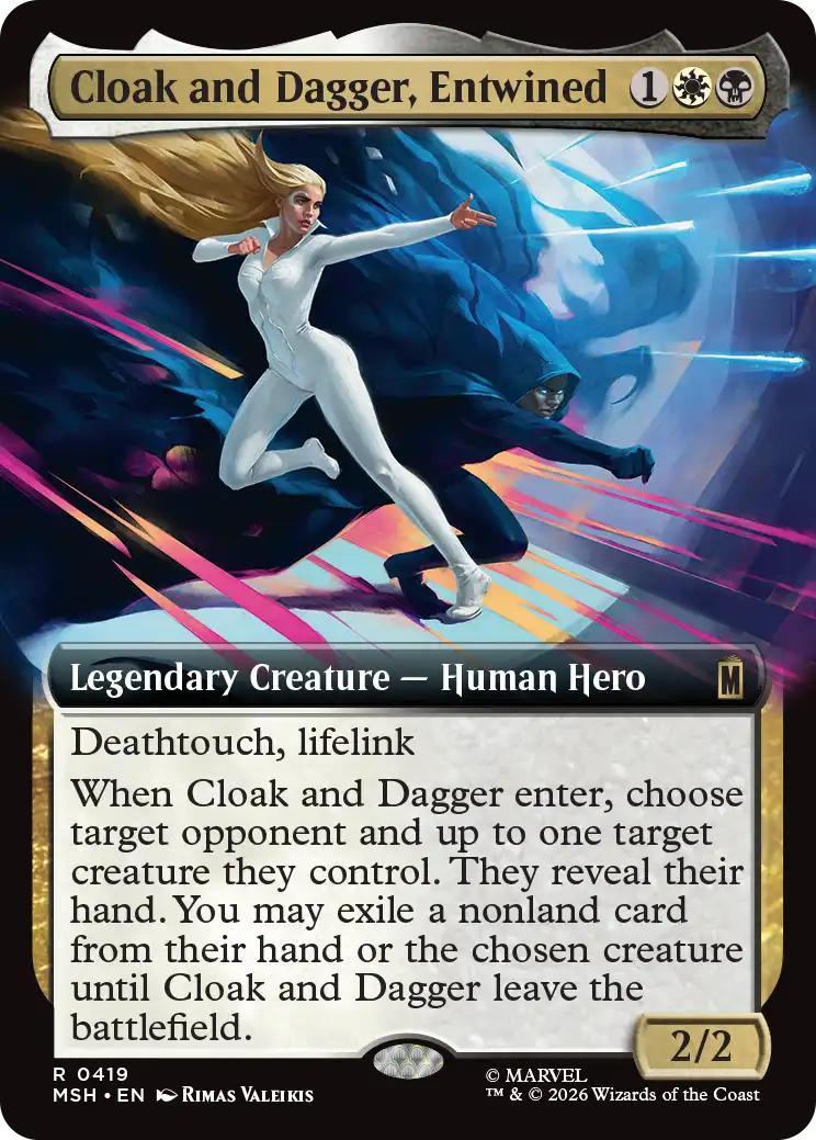 Cloak and Dagger, Entwined [419] [Extended Art] [Marvel Super Heroes] [Non-Foil]