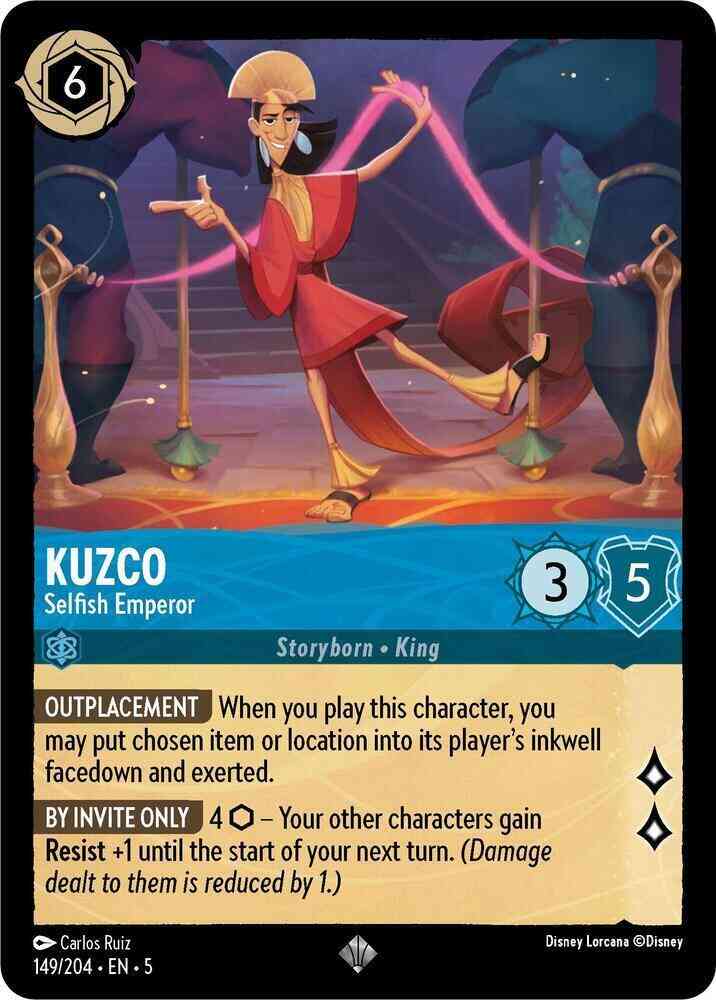 Kuzco - Selfish Emperor - 149/204 [Shimmering Skies] [Non-Foil]