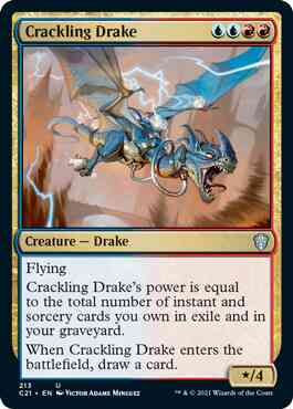Crackling Drake [213] [Commander 2021] [Non-Foil]