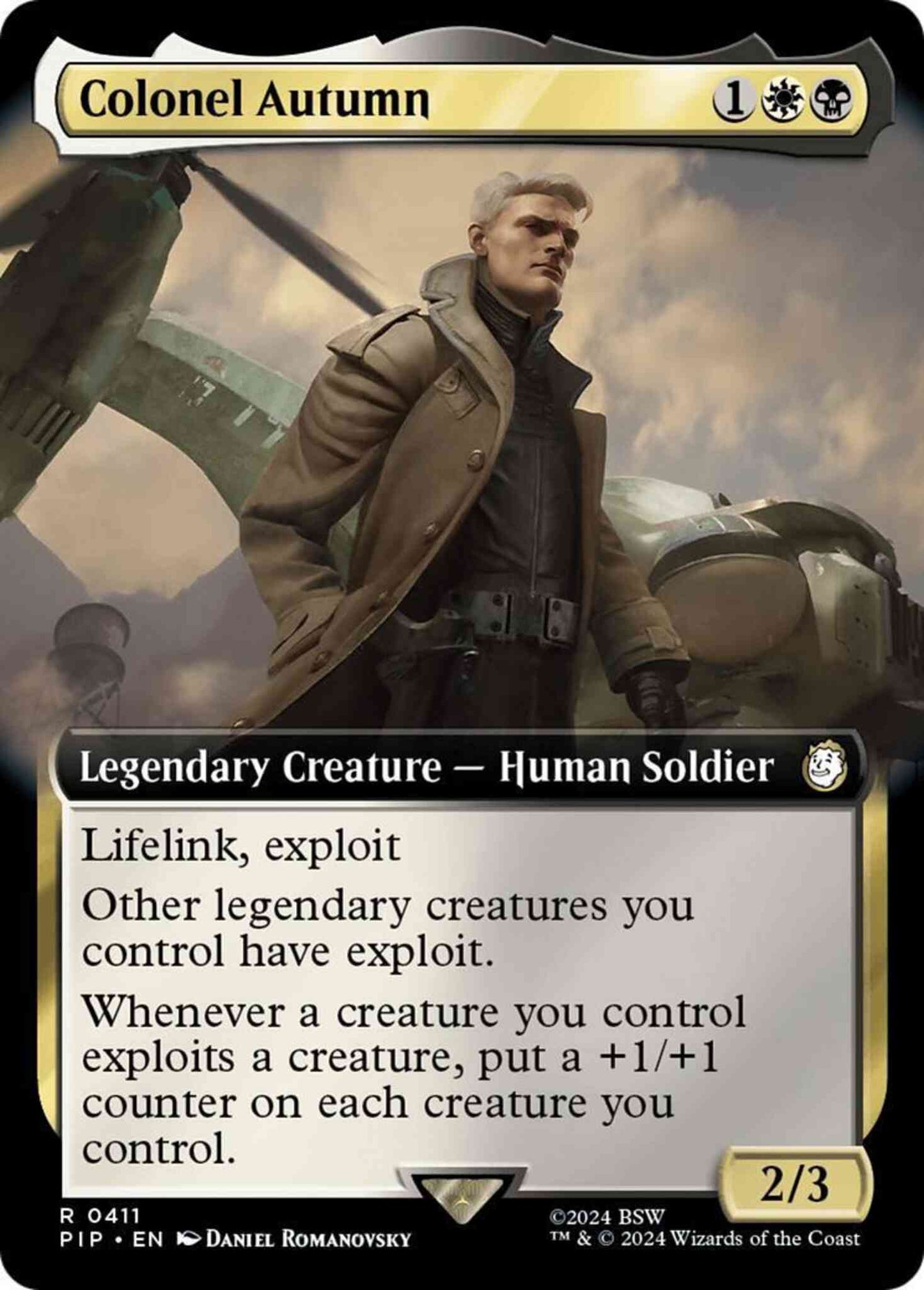 Colonel Autumn [411] [Extended Art] [Fallout] [Non-Foil]
