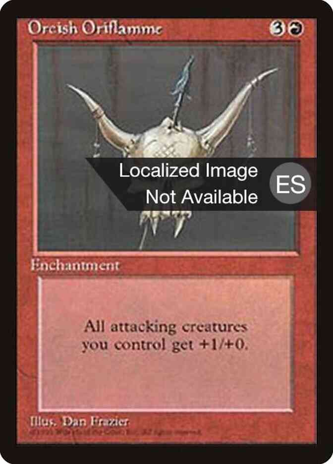 Orcish Oriflamme - Japanese [215] [Fourth Edition Black Border: Japanese] [Non-Foil]