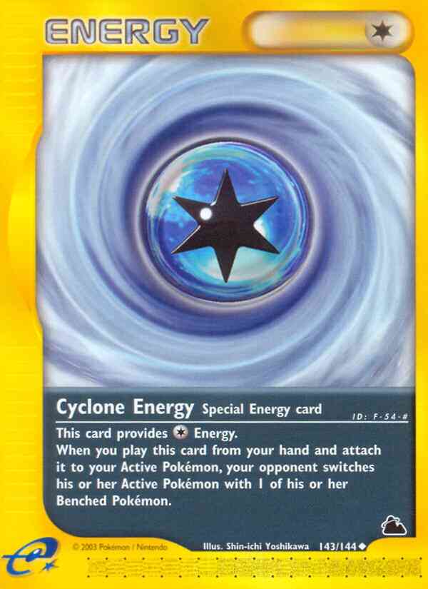 Cyclone Energy - 143/144 - Uncommon [ecard3-143] [Non-Holo]