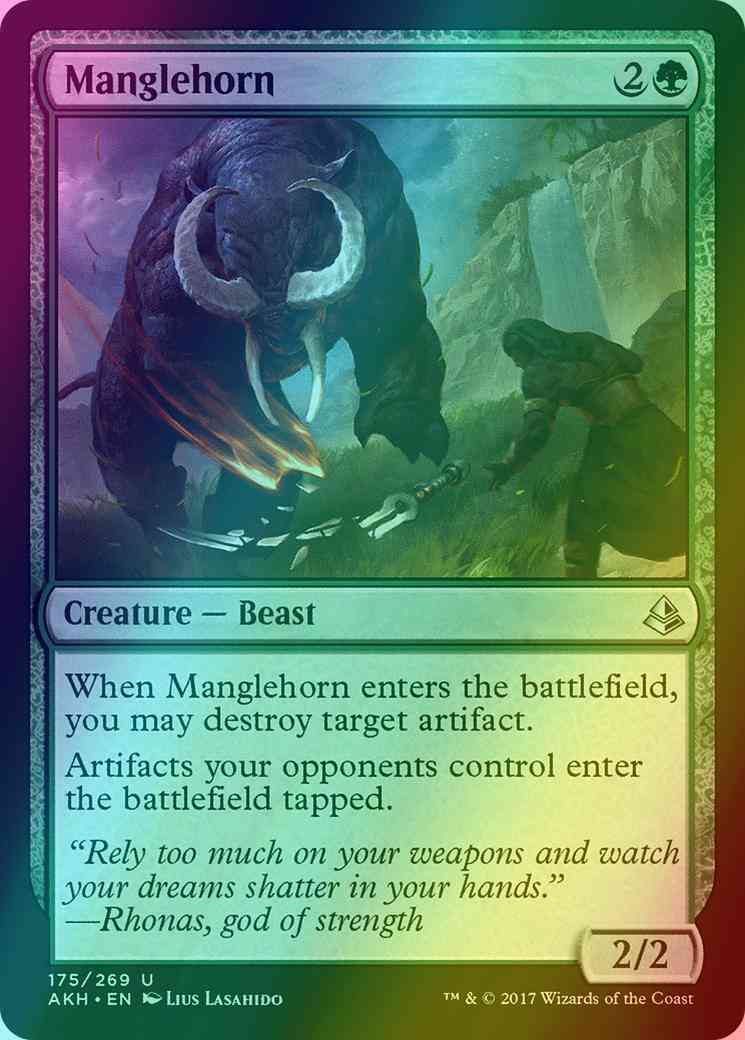 Manglehorn [175] [Amonkhet] [Foil]