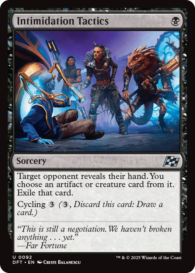 Intimidation Tactics [92] [Aetherdrift] [Non-Foil]