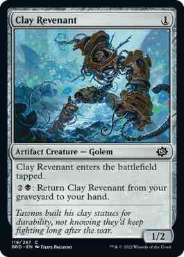 Clay Revenant [118] [The Brothers' War] [Non-Foil]