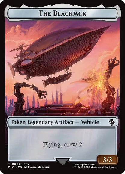 The Blackjack Token (08) // The Monarch Token (11) [FINAL FANTASY: Commander: Tokens] [Non-Foil]