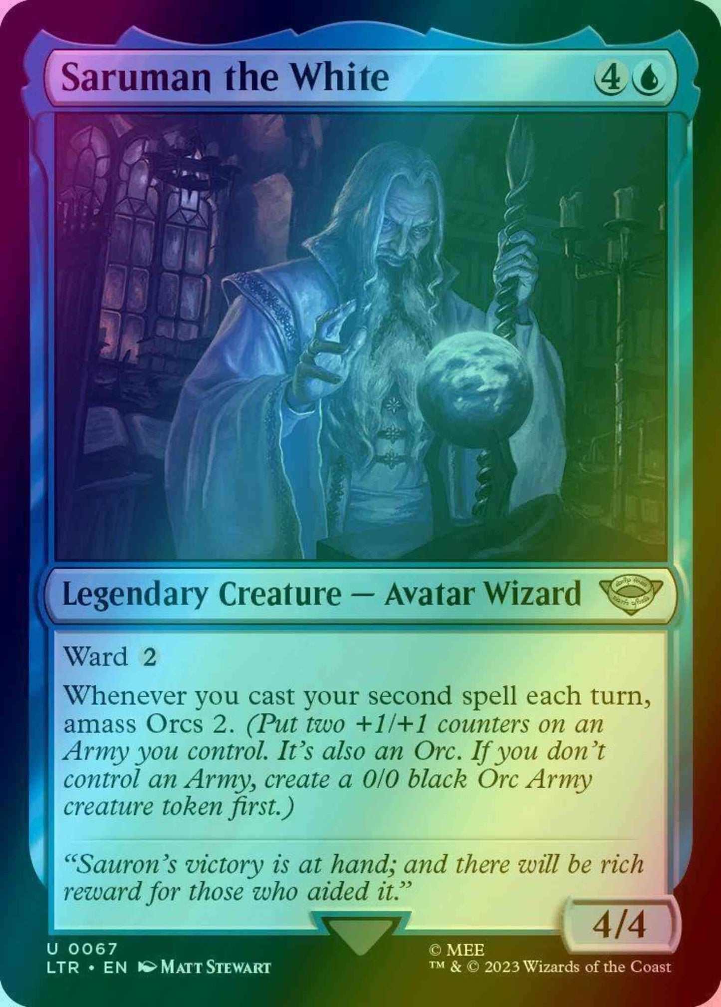 Saruman the White [67] [The Lord of the Rings: Tales of Middle-earth] [Foil]