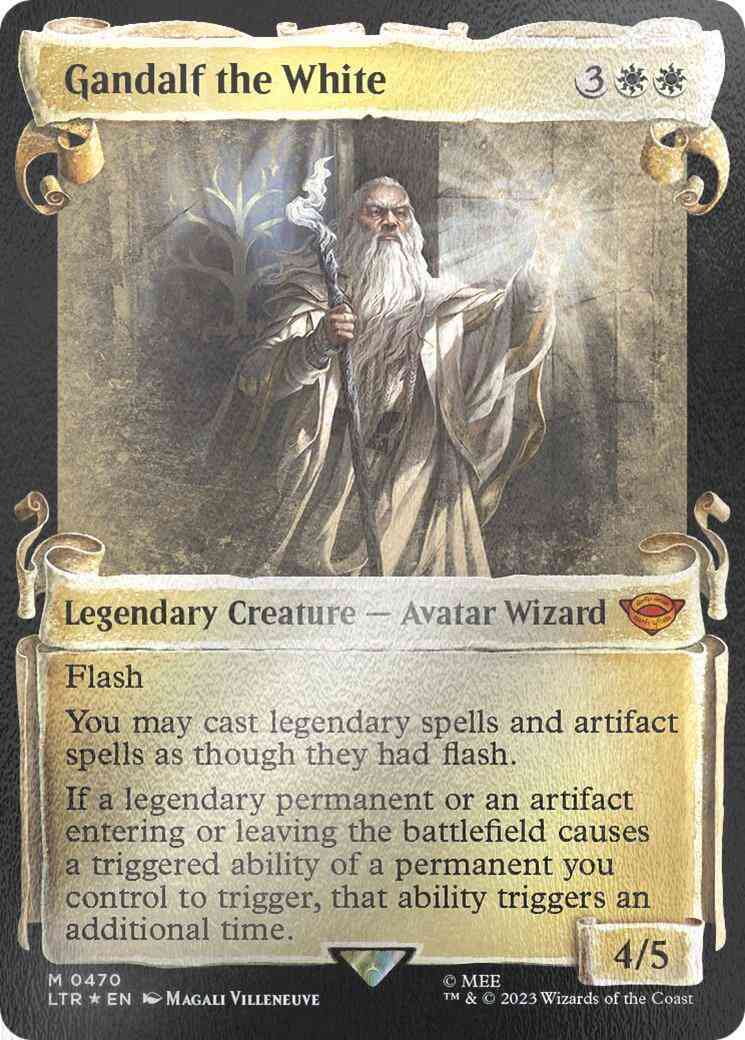Gandalf the White [470] [Scrolls Showcase] [The Lord of the Rings: Tales of Middle-earth] [Silver Foil]