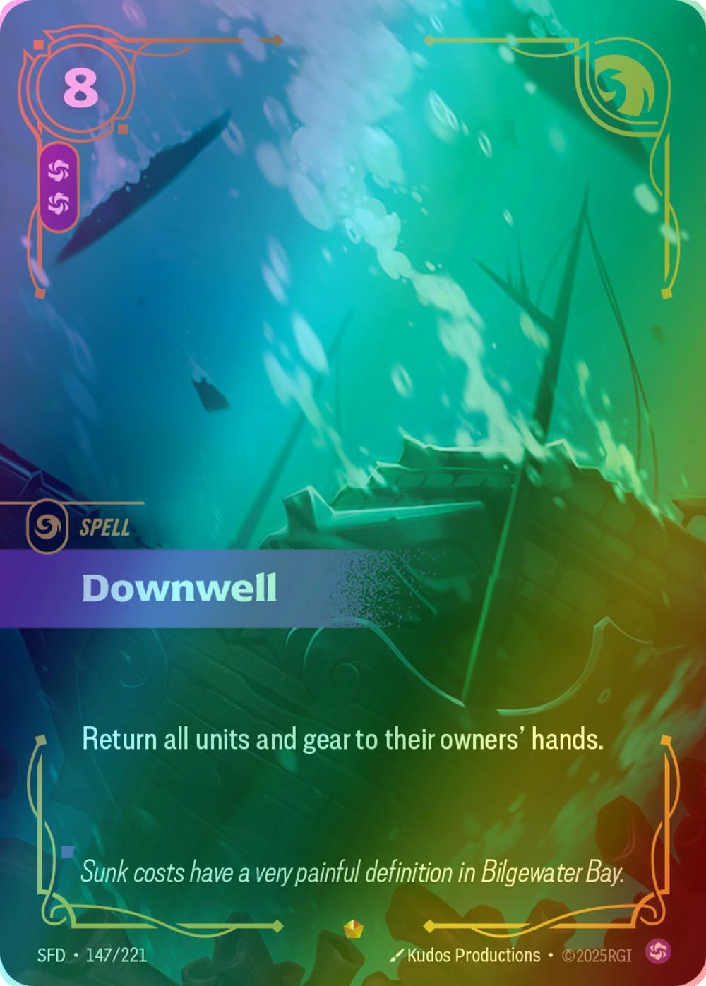Downwell - 147/221 [Spiritforged] [Foil]