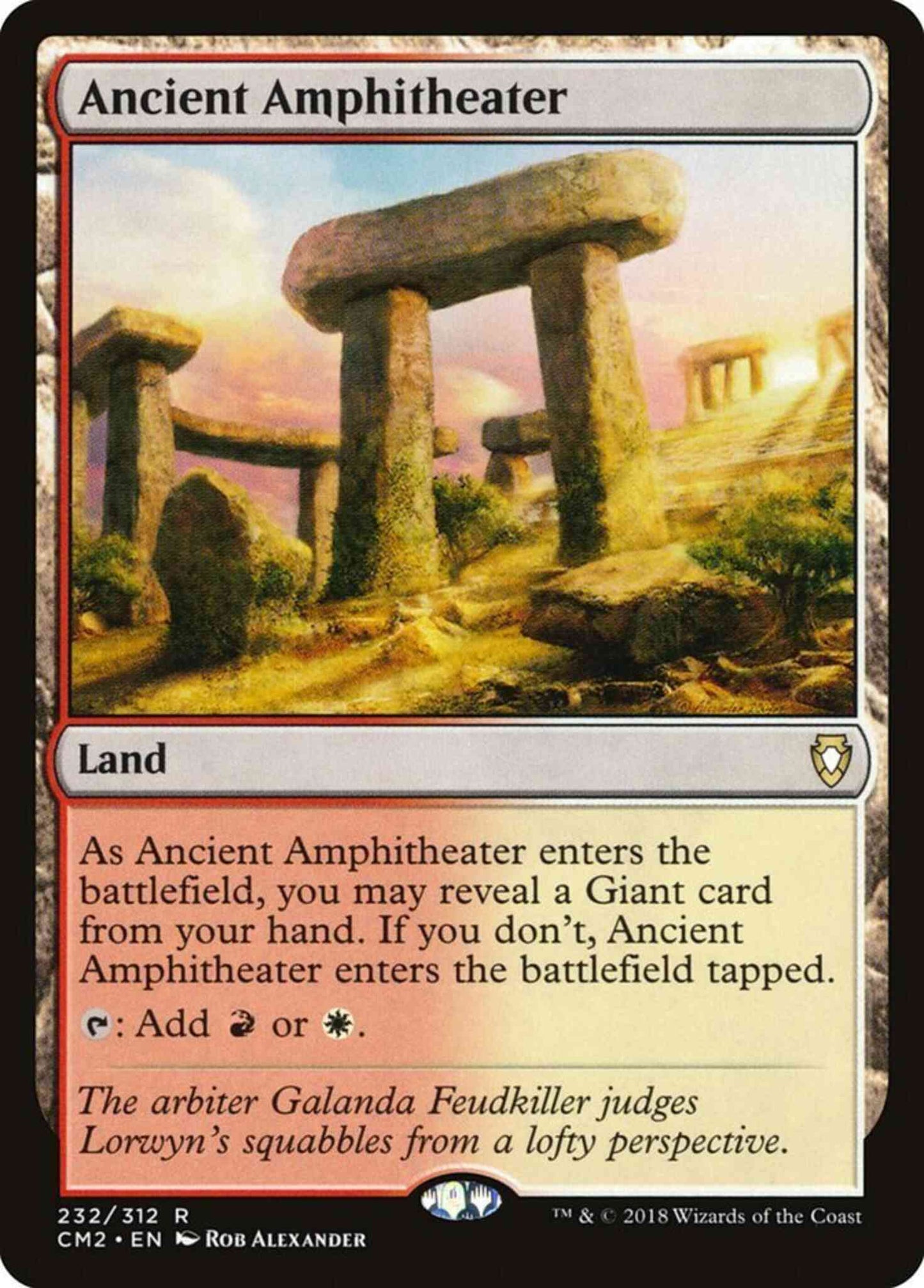 Ancient Amphitheater [232] [Commander Anthology Volume II] [Non-Foil]