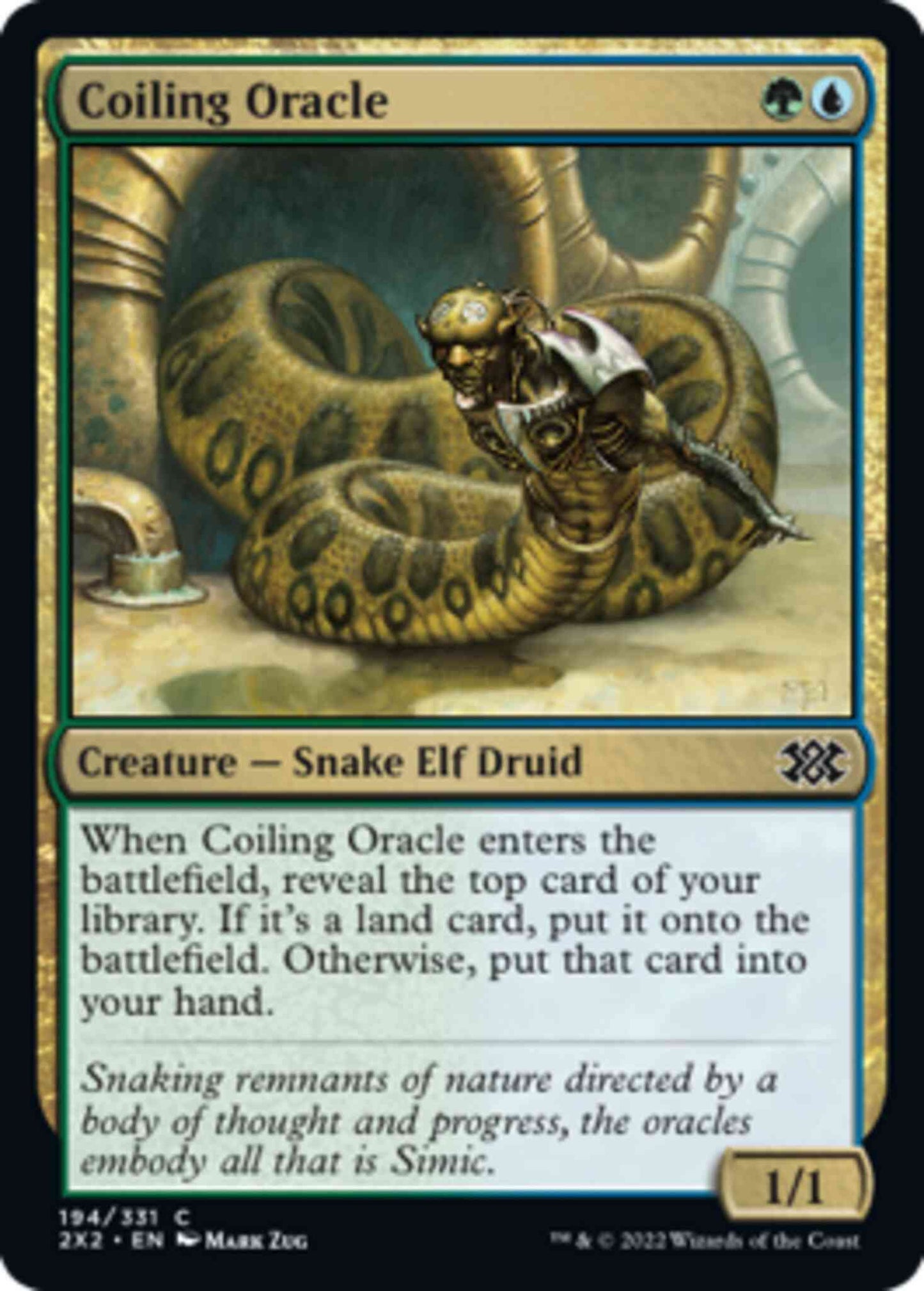 Coiling Oracle [194] [Double Masters 2022] [Non-Foil]