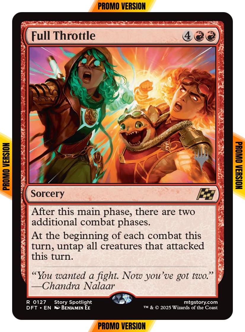 Full Throttle [127p] [Promo Pack] [Aetherdrift: Promos] [Non-Foil]