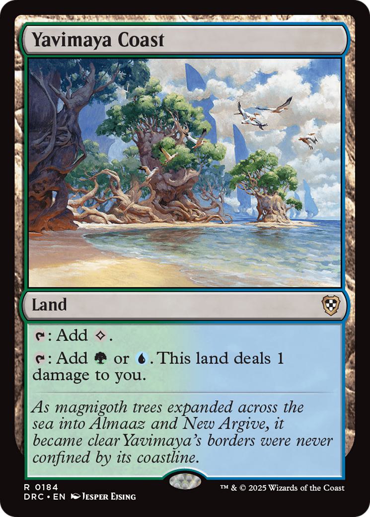 Yavimaya Coast [184] [Aetherdrift: Commander] [Non-Foil]